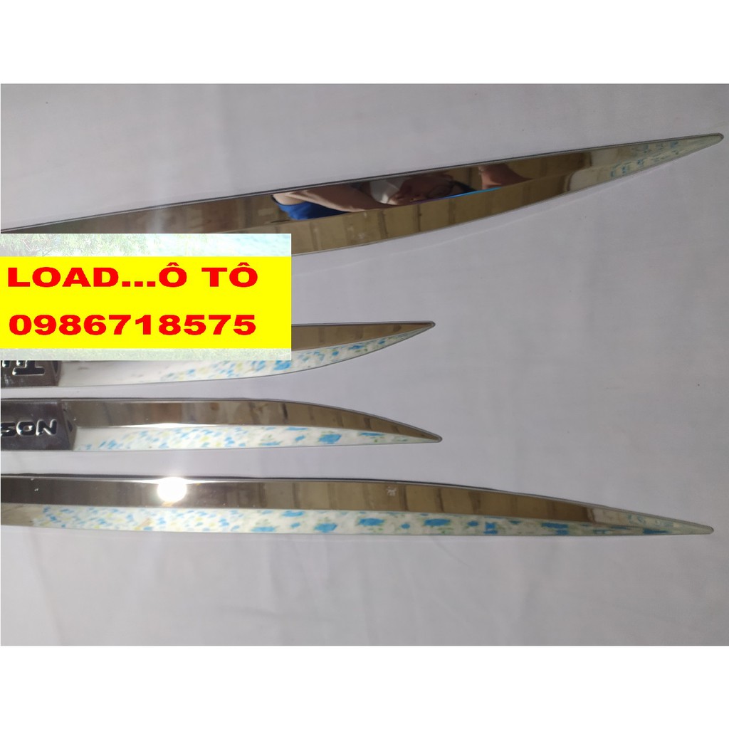 Ốp Nẹp Sườn Huyndai Tucson 2018-2021 Inox Bóng Cao Cấp