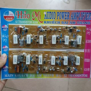 Bo công suất 12 sò 420w hảo mi