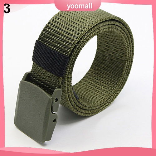 Thắt Lưng Nylon Có Khóa Phong Cách Quân Đội Thời Trang Cho Nam