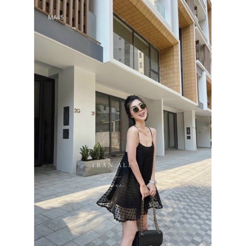 ĐẦM 2 DÂY👗👗👗TK HỞ LƯNG