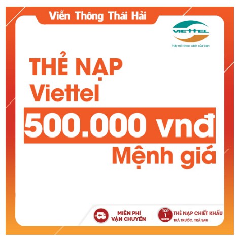 Mã thẻ và seri Viettel 500K