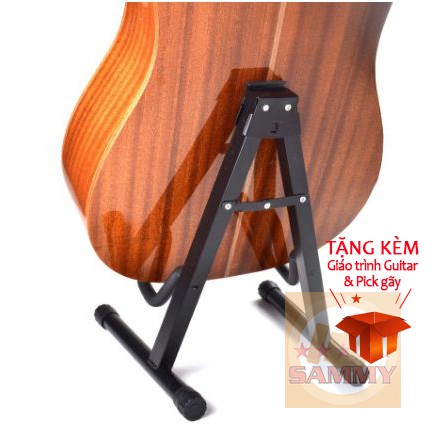 CHÂN GUITAR CHỮ A VÀ GIÁ ĐÀN DÁNG DÀI ĐỠ CỔ ĐÀN | AROMA AGS03