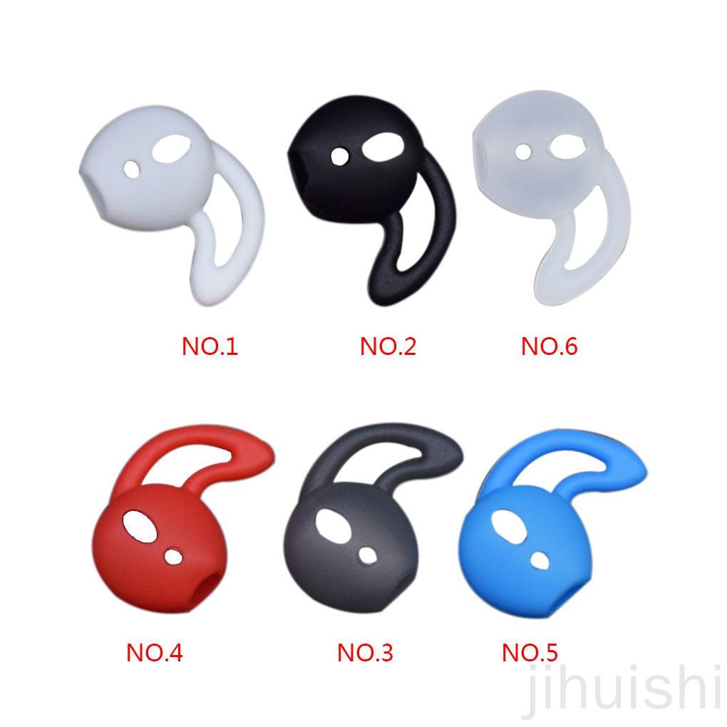 Set 2 nút bọc tai nghe bằng silicon bảo vệ cho Airpods Iphone 7 tiện dụng
