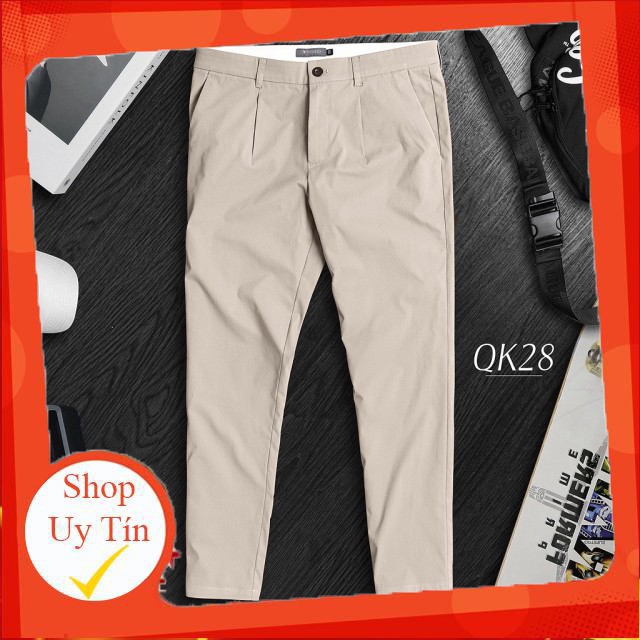 Quần Kaki Nam Chất Cao Cấp Siêu nhẹ Dáng Âu Vicero Phong Cách Công Sở -Hàng nhập khẩu