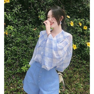 🌻SET ÁO NƠ CỔ NHỌN SHORT🌻