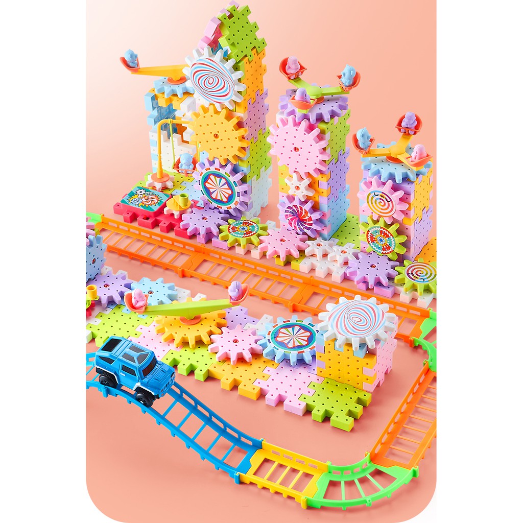 Đồ chơi Lego Lắp Ráp Mô Hình Bánh Răng Chuyển Động Thông Minh Boba Store 203 chi tiết