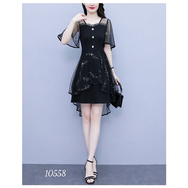 (HCM) ĐẦM UMI PHỦ LƯỚI SANG CHẢNH - THỜI TRANG NỮ TÍNH , TIỂU THƯ SÀNH ĐIỆU CHO CÁC CHỊ EM KME FASHION