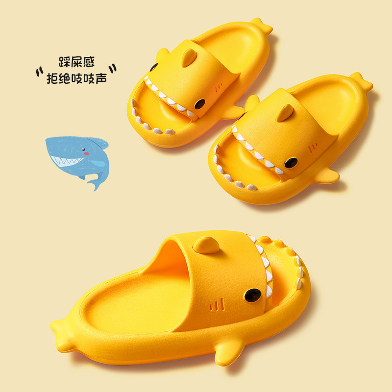 Dép Đi Biển Chống Trượt Hình Cá Mập 3d Cho Bé