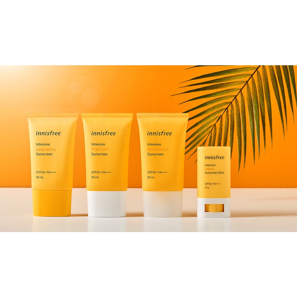 Kem Chống Nắng Chống Trôi, Điều Chỉnh Tông Da Innisfree Intensive Triple-Shield Sunscreen SPF 50+/PA++++ 50ml-Khongcoson