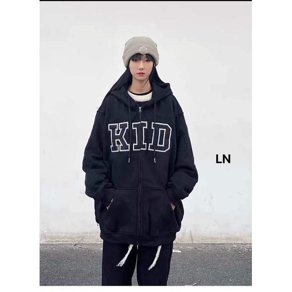 Áo khoác nỉ cotton KID LN12