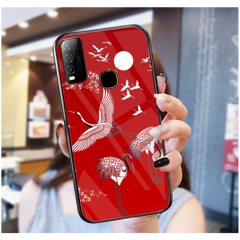 Ốp Lưng VIVO Y30,Y30I,Y50 mặt kính cường lực cao cấp
