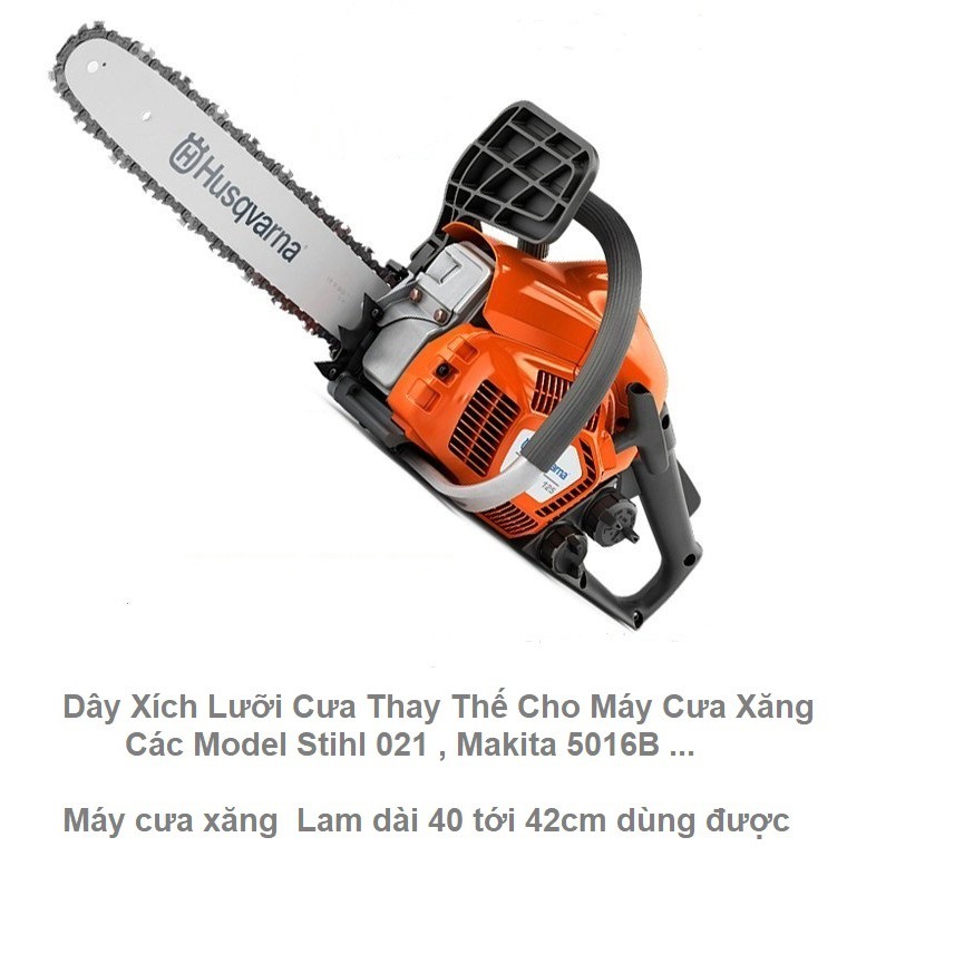 (HCM) Dây Xích Cưa Chu Vi 110cm 59 Chân Cho Máy Cưa Lam 16&quot; Sên Cưa Cho Cưa Xăng Lam Dài 46-48cm