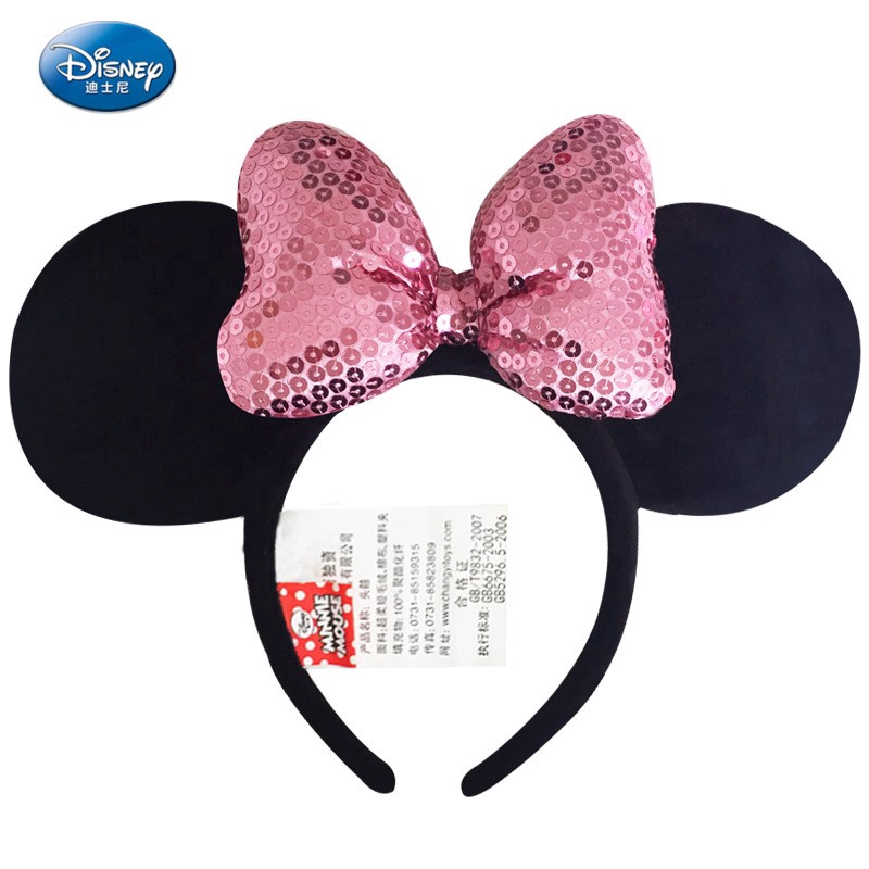Băng đô chuột Mickey Minnie gắn đèn LED dễ thương