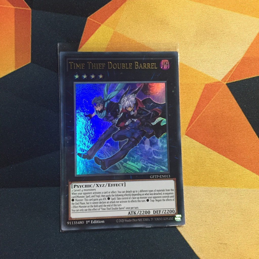 Time Thief Double Barrel - GFTP-EN013 - Ultra Rare 1st Edition