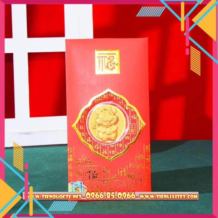 Combo 60 bao lì xì 2022 hình con hổ ( cọp ) Nhâm dần làm lì xì tết 2022
