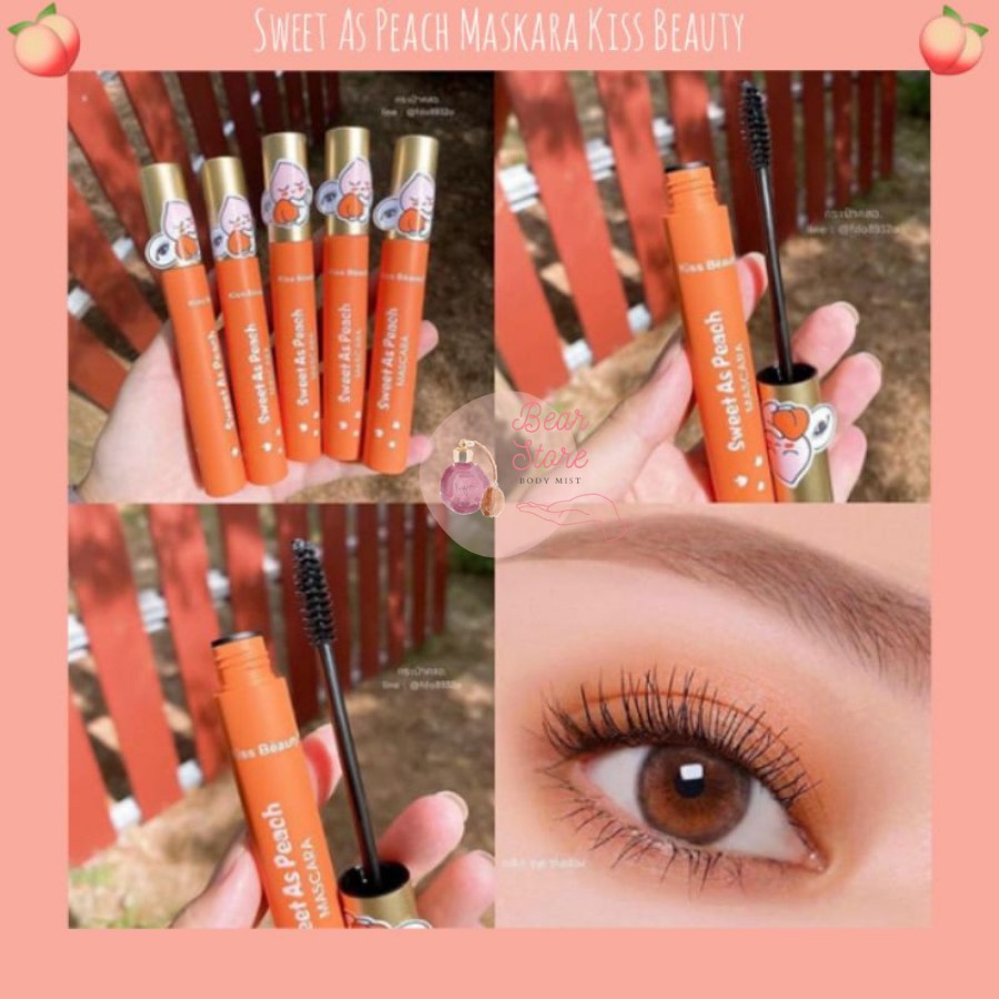 Mascara Chuốt Mi Trái Đào Kiss Beauty & Iman Of Noble Hàng Nội Địa Trung Siêu Dễ Thương Giúp Mi Cong Đẹp Tự Nhiên 20gram | BigBuy360 - bigbuy360.vn