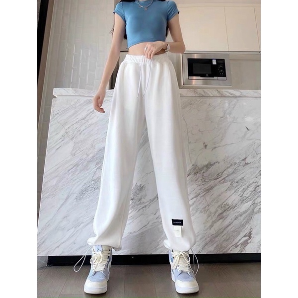 [Mã FAMARAL1 giảm 10K đơn 50K] Quần chốt gấu Item kiểu dáng bazic nam nữ mặc đẹp