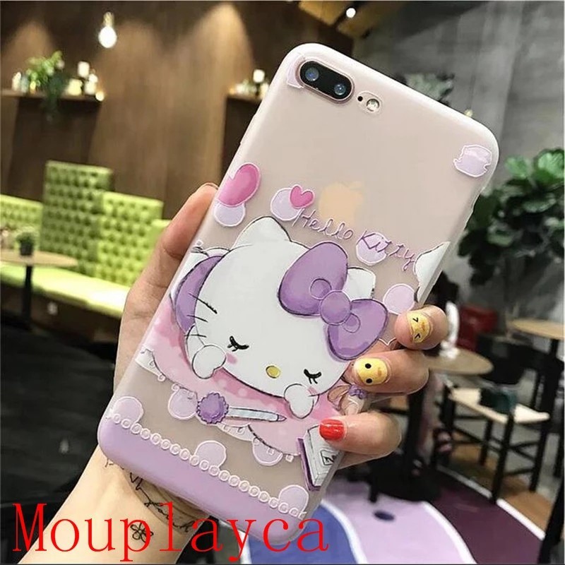 Ốp điện thoại TPU dạ quang in hình hoa mùa xuân cho Xiaomi Redmi 6 6 Pro Redmi 7 Note 8 Note 8 Pro