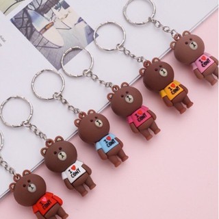 Móc khóa Thỏ Cony-Gấu Brown (chọn Thỏ/Gấu không chọn màu)