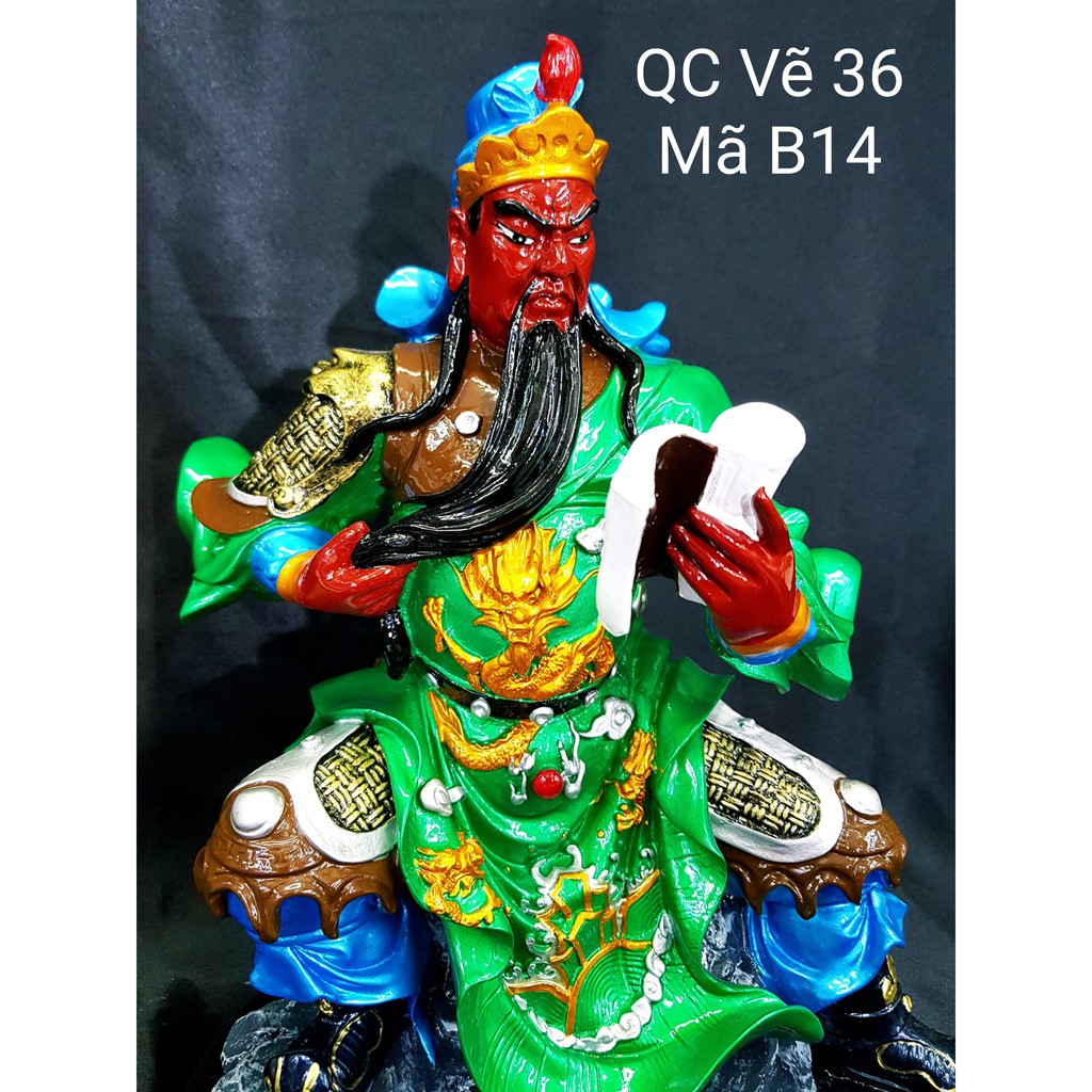 Quan Công Vẽ Màu BS 35cm