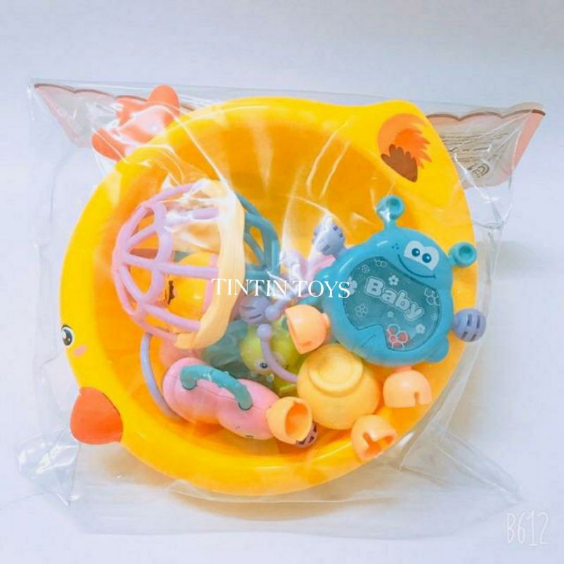 [SIÊU ĐẸP] Trọn bộ đồ chơi lục lạc siêu dễ thương cho bé