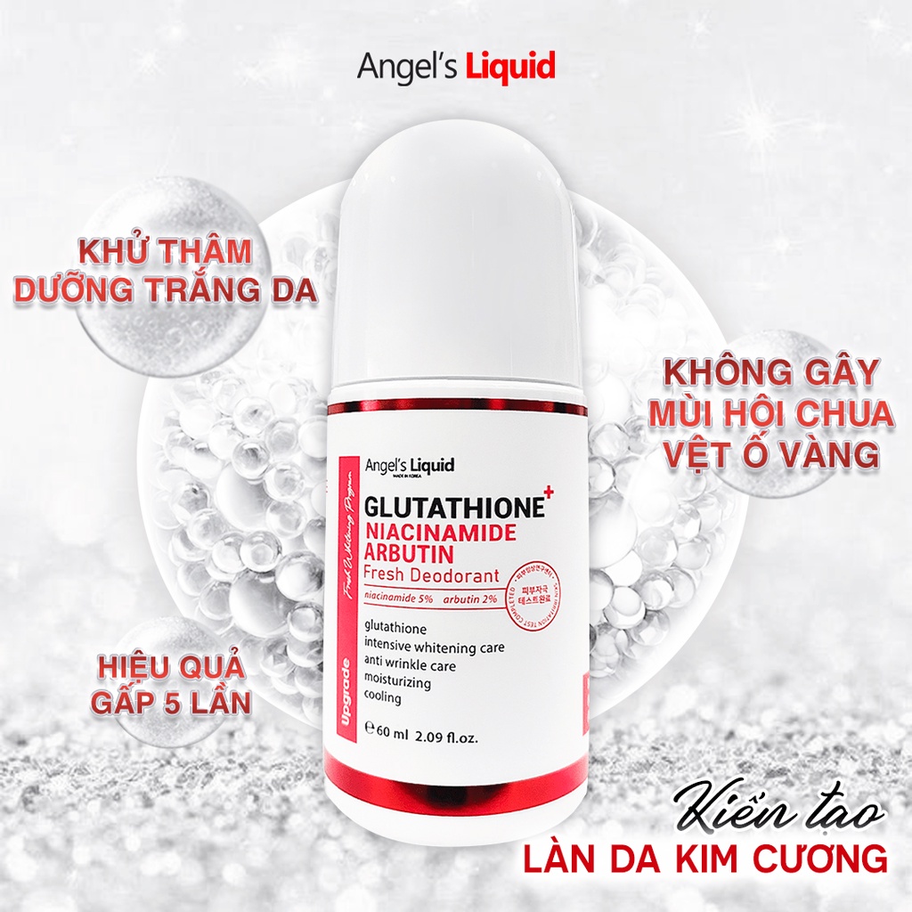 Lăn mờ thâm dưỡng trắng Angel's liquid 60ml Cocolux