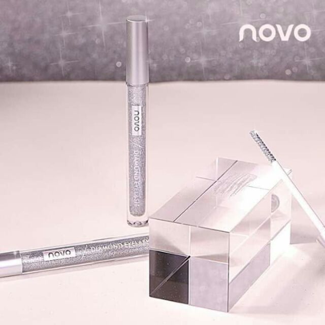 [Sẵn sll] Mascara Novo chuốt mi có nhũ mắt lấp lánh