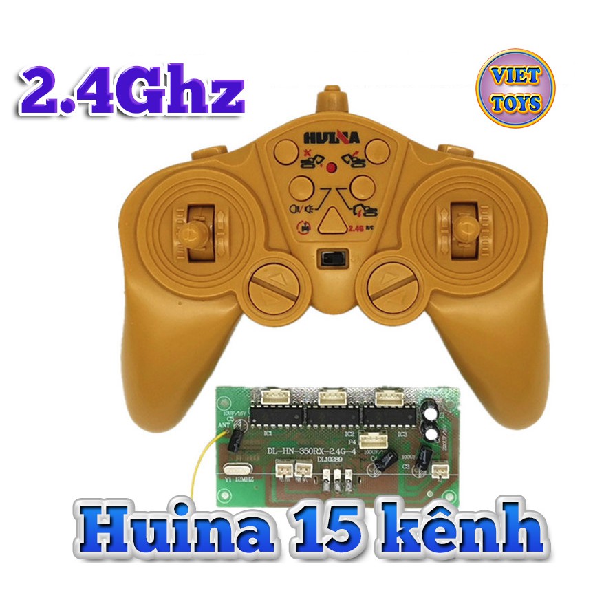 tx + rx máy xúc 15 kênh sóng 2.4GHZ