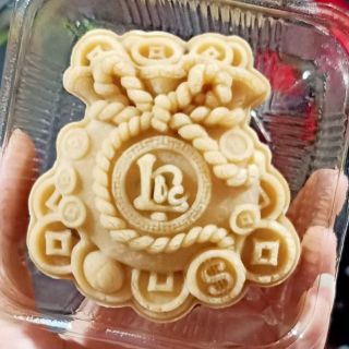 Khuôn trung thu lò xo 4 mặt túi tiền Tài Phúc Lộc Thọ 150g kèm nhấn