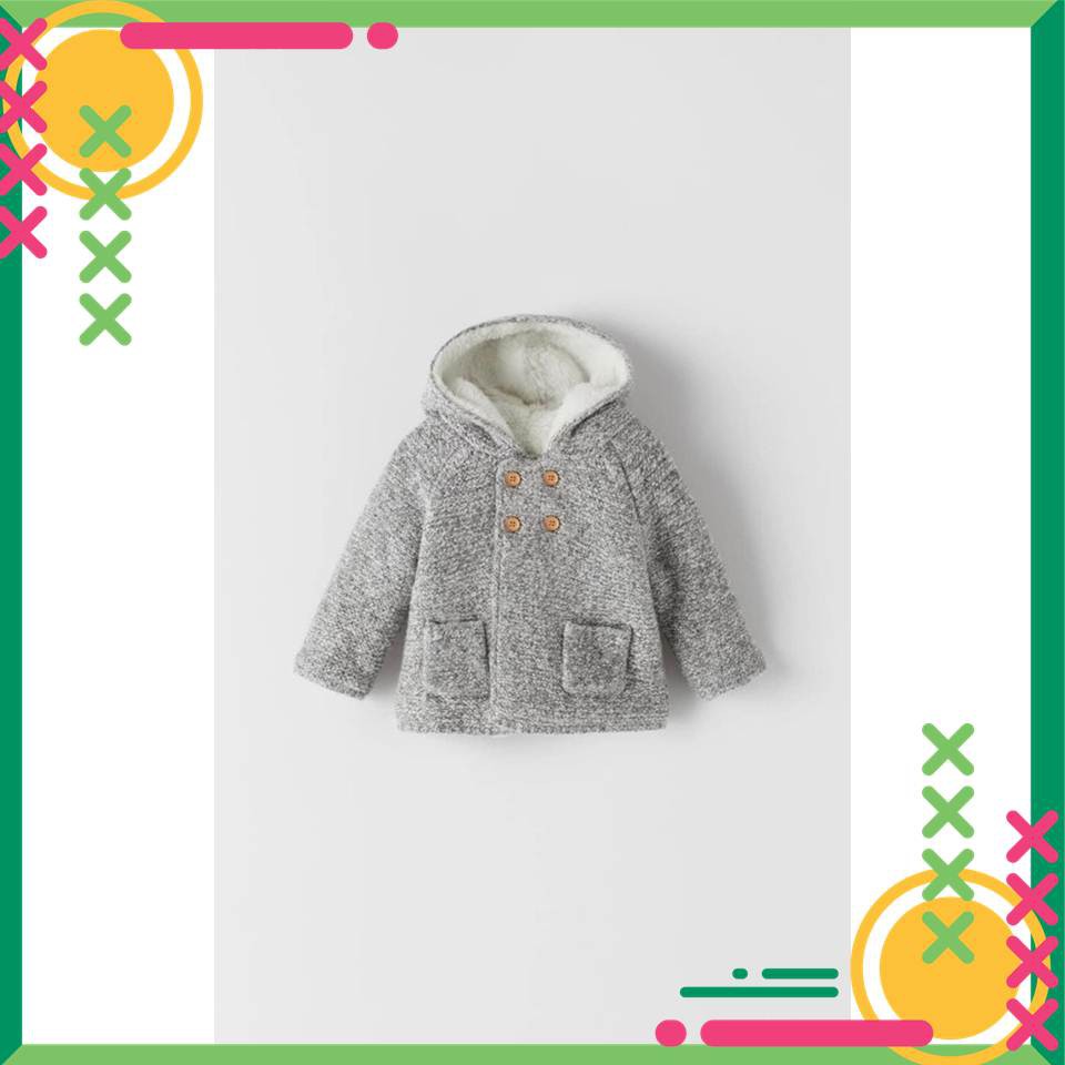 Áo khoác lông ZARA siêu ấm cho bé