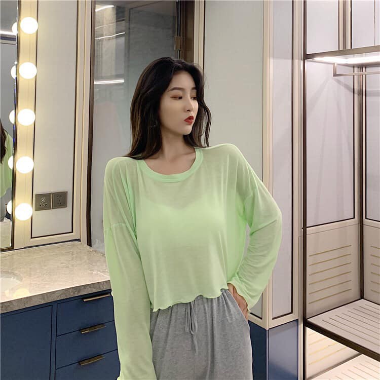 ÁO LEN MỎNG CHÉO VẠT SAU LƯNG