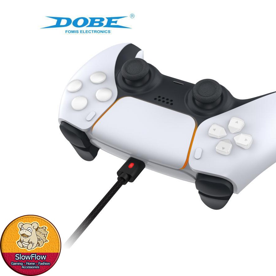 Cáp Sạc Nhanh Type-C Bọc Dây Dù Bền Bỉ, Dài 3m Cho Điện Thoại Android, Tay Cầm PS5, Nintendo Switch Dobe TY-0803