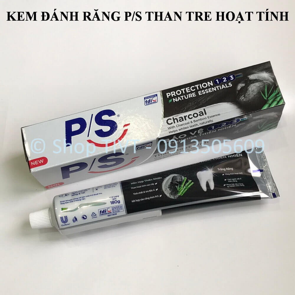 Kem đánh răng P/S tinh hoa thiên nhiên, hấp thu mùi hôi, làm sạch vết ố, trắng răng, hơi thở thơm mát tự nhiên-TIVT