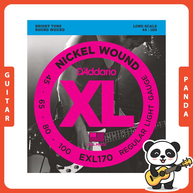 Dây đàn Bass D'addario EXL170 (Bass 4 dây) | Dây đàn Bass D'addario EXL170-5 (Bass 5 dây)