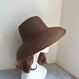 Mũ Cói Lồng Đèn Trơn Đầu Tròn