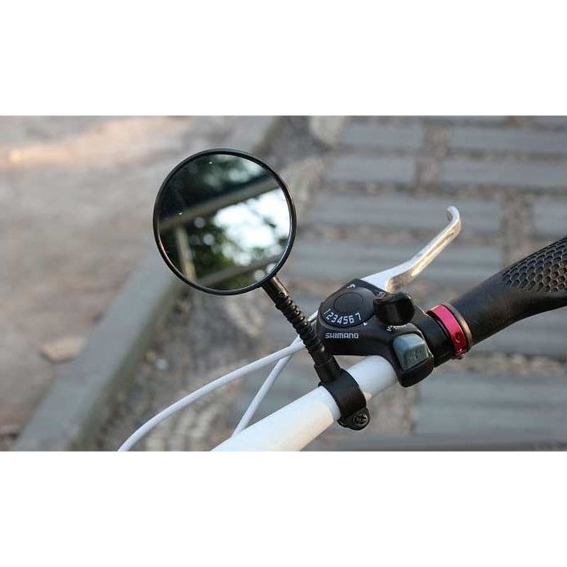 Gương chiếu hậu gắn tay lái xe đạp leo núi có thể điều chỉnh