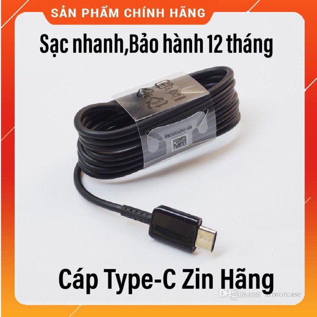 [Mã 2404EL10K giảm 10K đơn 20K] Cáp sạc nhanh Sam sung chân TypeC zin máy chính hãng