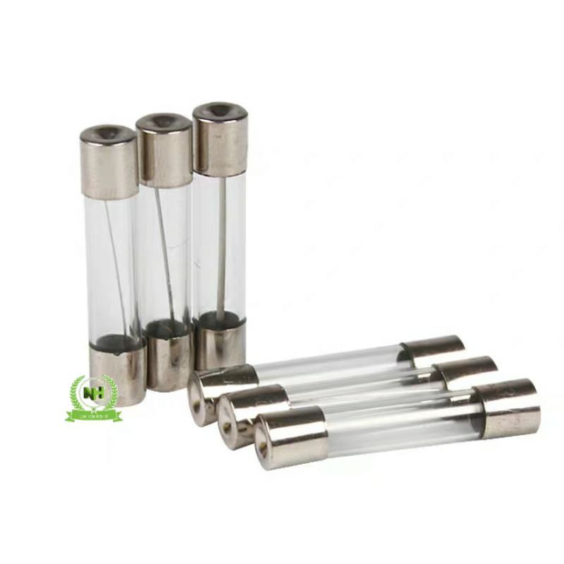 Hộp 100C cầu chì ống thủy tinh 5x20/6x30MM 250V Loại Tốt