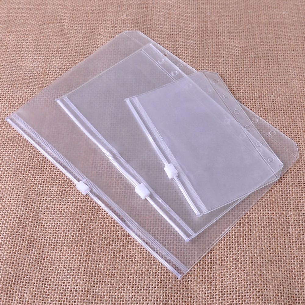 Rebuy1 Túi Đựng Tài Liệu Dạng Rời Bằng PVC Bền Họa Tiết Lá Có Khóa Kéo