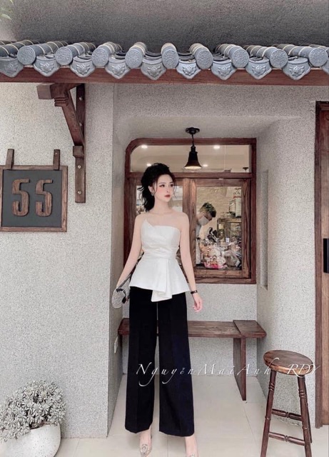 Set ao cúp + quần ống suông