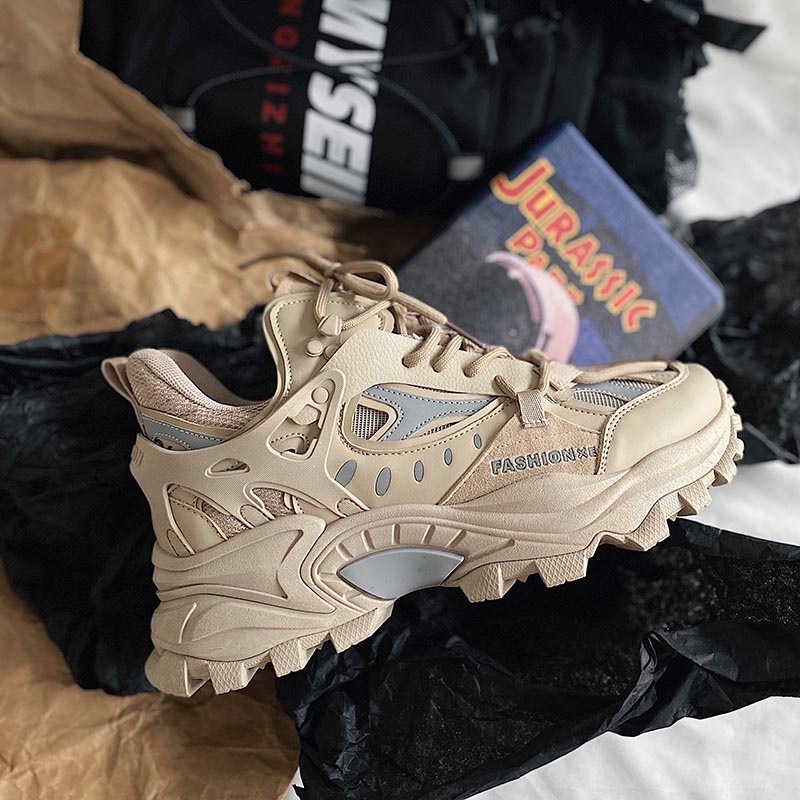 Giày thể thao sneakers nam phản quang D106, phong cách trẻ trung năng động, đế cao su non đi cực êm