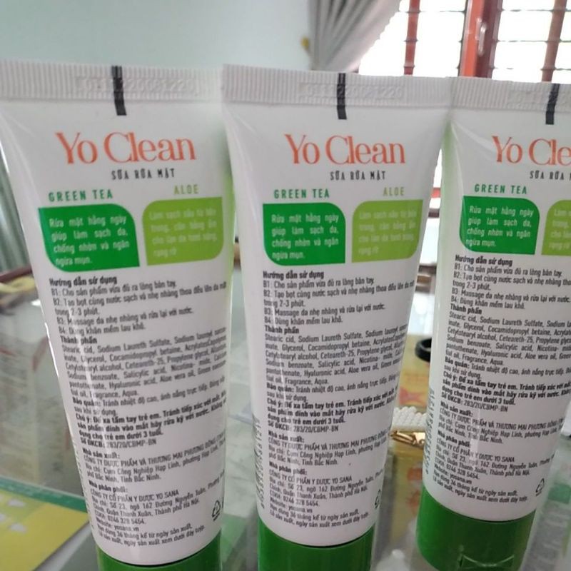Yo Clean SỮA RỬA MẶT YO CLEAN 50g