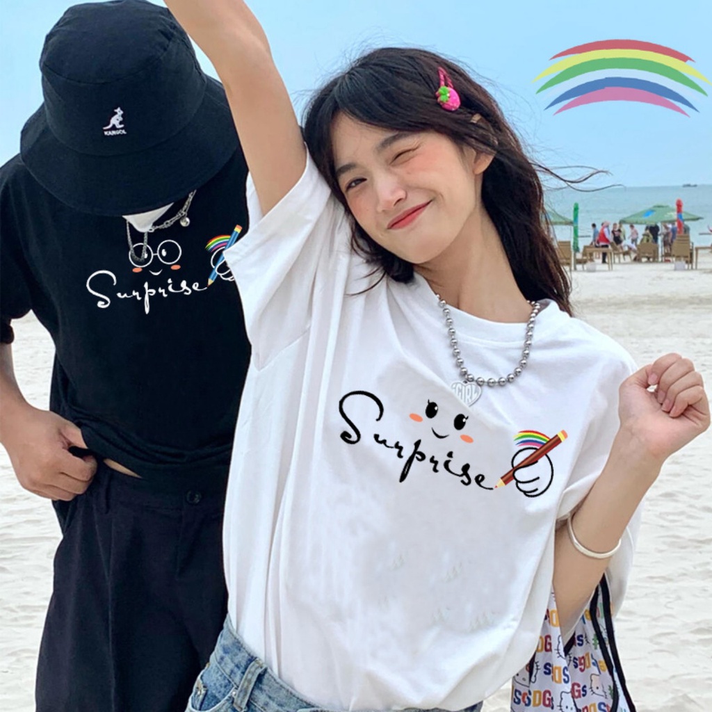 Áo thun nam nữ superme, áo phông đôi tay lỡ phom Unisex vải cotton co giãn mềm mịn mặc thoáng mát