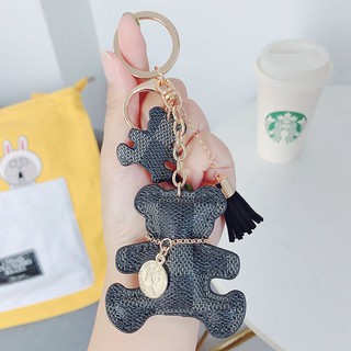 Móc khóa da họa tiết ấn tượng