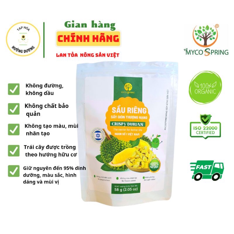 SẦU RIÊNG SẤY THĂNG HOA - MYCO SPRING