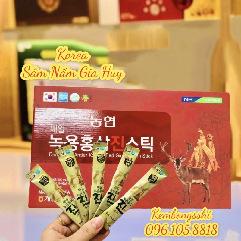 [SỈ TẬN GỐC]Nước Hồng Sâm Nhung Hươu CAO CẤP Hàn Quốc [NH]