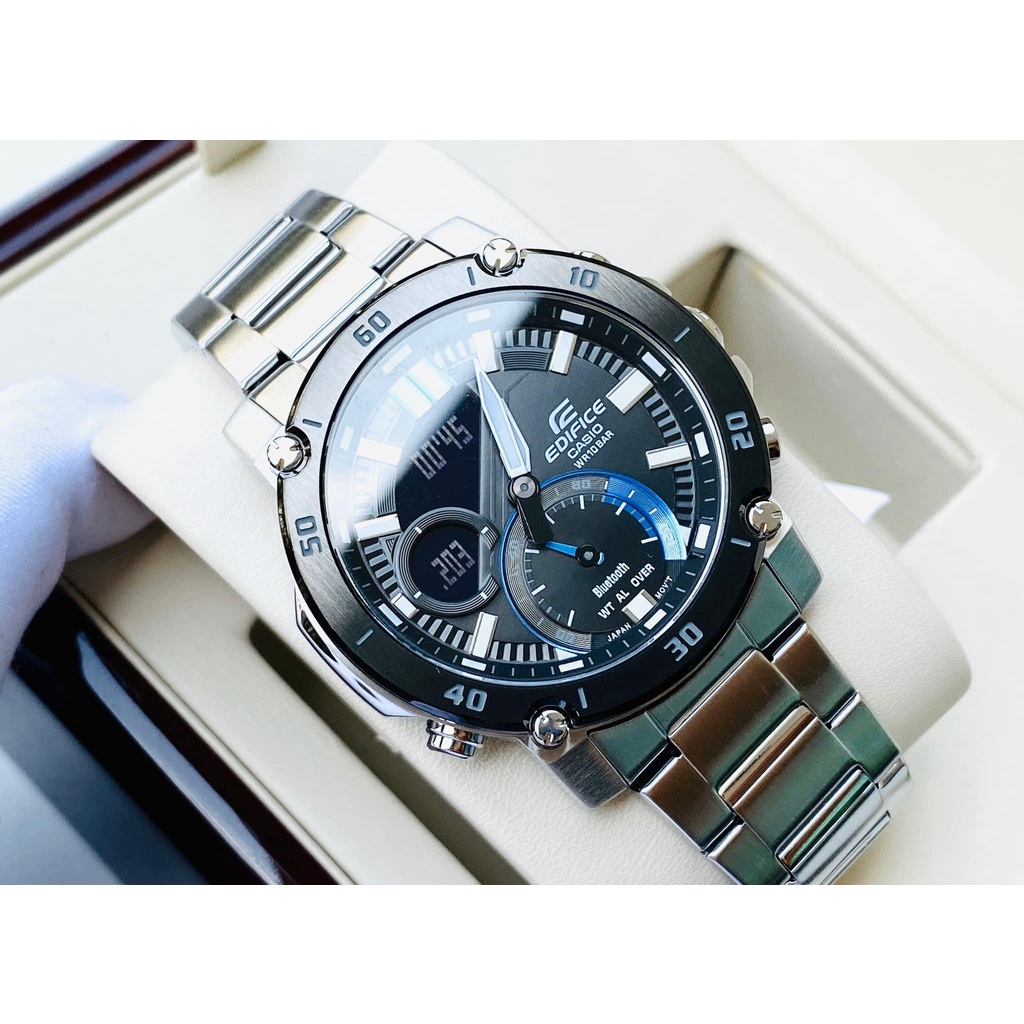 Đồng hồ nam Casio Edifice ECB-20DB Siêu menly cá tính kết hợp Bluetooth thế hệ mới