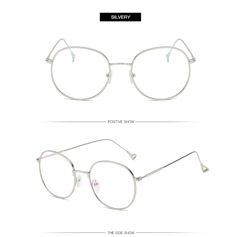 Kính mắt gọng kim loại tròn thời trang cho nam nữ | BigBuy360 - bigbuy360.vn