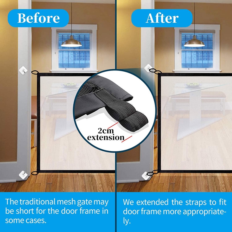 Lưới Chặn Cầu Thang Tiện Dụng Cho Thú Cưng 110x72cm