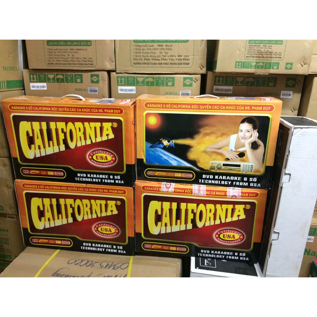 ĐẦU DVD CALIFORNIA MP168OK